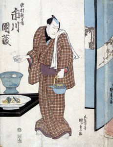 Japanere skal servere te - af Kounisada af Utagawa Kunisada II