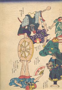 Håndværker af de tolv stjernetegn, 1800-tallet. af Utagawa Kuniyoshi
