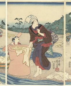 D echo suit til Mari VIE Rin pro Vinci em USA er af Utagawa Kuniyoshi