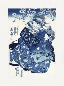 Japansk kvinde (1798–1861) af Utagawa Kuniyoshi