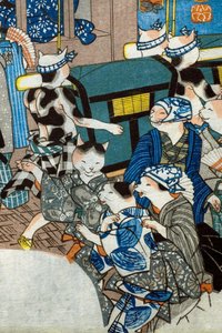 Bleg måne af Utagawa Kuniyoshi