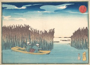Tangsamlere i Omori, 1797-1861. af Utagawa Kuniyoshi