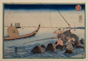 Teppōzu, fra serien «Berømte steder i den østlige hovedstad» af Utagawa Kuniyoshi
