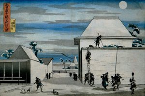Natteangrebet af Utagawa Kuniyoshi