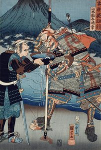 Yamamoto Kansuke Haruyuki af Utagawa Kuniyoshi