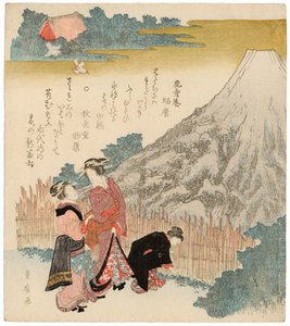 Forårets hjerte - Fuji, 1810-1829. af Utagawa Toyohiro
