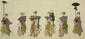 Parodi på et daimyo-optog af Utagawa Toyohiro