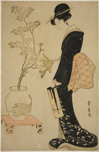 Ser Ikebana af Utagawa Toyohiro