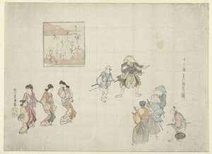 Scene i Yoshiwara af Utagawa Toyokuni (I)