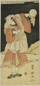 Skuespiller i en scene fra et drama af Utagawa Toyokuni I