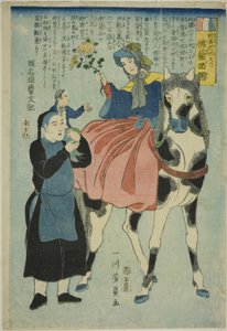 F Turbulent times (Frankrig), fra Te Takagin tryes of Europe (af europæisk spiritus) af Utagawa Yoshikazu