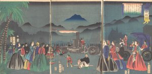 Frankrig furansukoku, 2. måned, 1865. af Utagawa Yoshitora