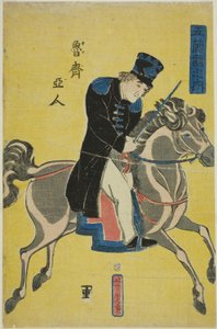 Russian (Roshiajin), fra serien "People of the Five Nations (Gokukoku no uchi)" af Utagawa Yoshitora