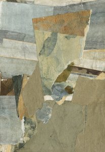 Abstrakt jordcollage af Ute Rathmann