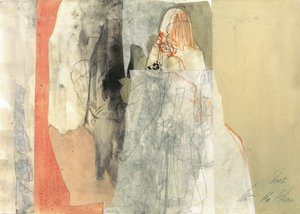 Abstrakt figurcollage