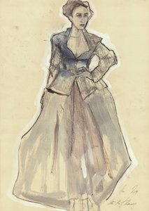 Elegant modeskitse
