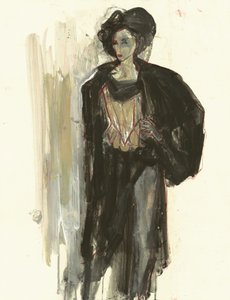 Elegant modekvinde af Ute Rathmann