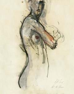 Udtryksfuld nøgenfigur af Ute Rathmann