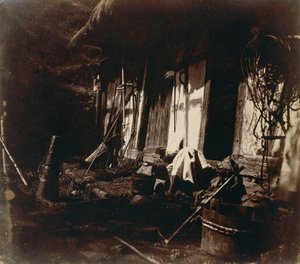 [Gårdsscene], 1850-54. af V. Dijon