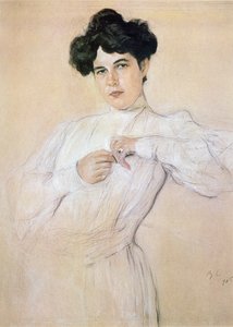 Maria Pavlovna Botkina af Valentin Aleksandrovich Serov