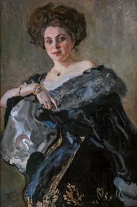 Portræt af Evdokia Sergeevna Morozova af Valentin Aleksandrovich Serov