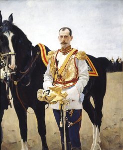 Portræt af storhertug Paul Alexandrovich af Rusland 1860-1919, 1897 af Valentin Aleksandrovich Serov