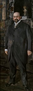 Portræt af Mikhail Abramovich Morozov af Valentin Aleksandrovich Serov