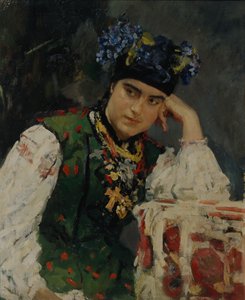 Portræt af Sofia Dragomirov, 1889 af Valentin Aleksandrovich Serov