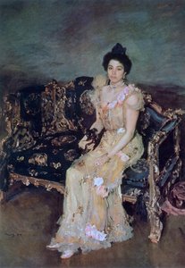Portræt af Sofia Mikhailovna Botkina, 1899. af Valentin Aleksandrovich Serov