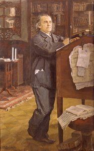 Portræt af komponisten Alexander Serov 1820-1871, 1889 af Valentin Aleksandrovich Serov