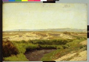 På Luneburger Heide, 1887 (olie på papir)