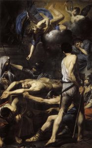 De hellige Processus og Martinians martyrium, 1629. af Valentin de Boullogne