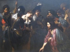 Kristus og den utro kvinde af Valentin de Boulogne