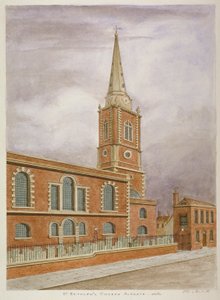 Church of St Botolph, Aldgate, City of London, 1806