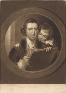 Benjamin West, Esqr R.A. og hans søn RI West, 1773.