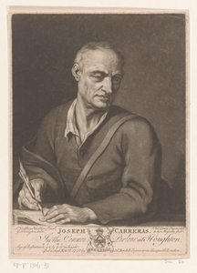 Portret af Joseph Carreras af Valentine Green