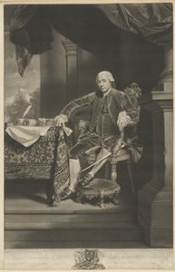 Henry Laurens af Valentine Green after John Singleton Copley
