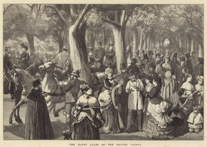The Haupt Allee of the Prater, Wien