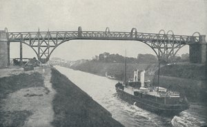 Manchester Ship Canal, 1910 af Valentine and Sons Ltd