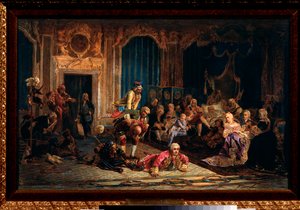 Narre ved kejserinde Anne I af Ruslands hof (Anna Ivanovna af Valeri Ivanovich Jacobi