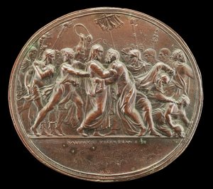 Kristi forræderi, 1525 eller senere. af Valerio Belli