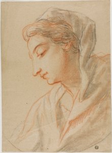 Profil Buste of Woman af Valerio Castello