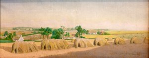 Landskab ved Ingooigem af Valerius de Saedeleer