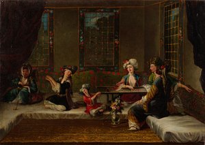 Kvinders broderi, 1730