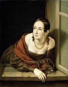 Kvinde ved et vindue, 1841