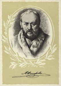 Alexander Ostrovsky, russisk dramatiker af Vasili Grigorevich Perov
