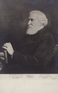 Ivan Turgenev, russisk romanforfatter, novelleforfatter og dramatiker af Vasili Grigorevich Perov