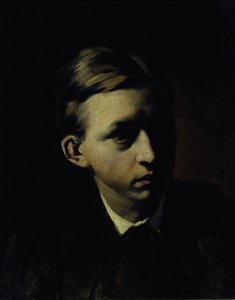 Portræt af maleren Nikolai Alexeyevich Kasatkin 1859-1930, 1876 af Vasili Grigorevich Perov