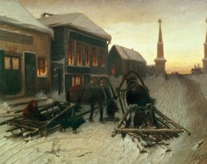 Den sidste værtshus ved byportene af Vasili Grigorevich Perov