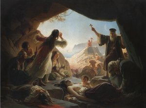 Zeitun-oprøret i 1862 af Vasili Grigorievich Khudyakov